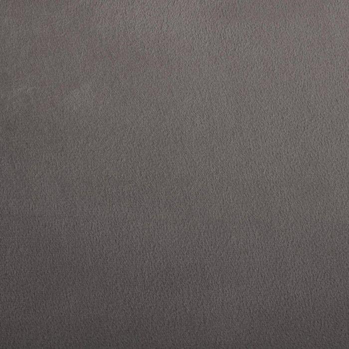 Lot de 2 chaises style Vintage "Marylin" Velours & pieds métal imitation hêtre Atmosphera - Gris foncé