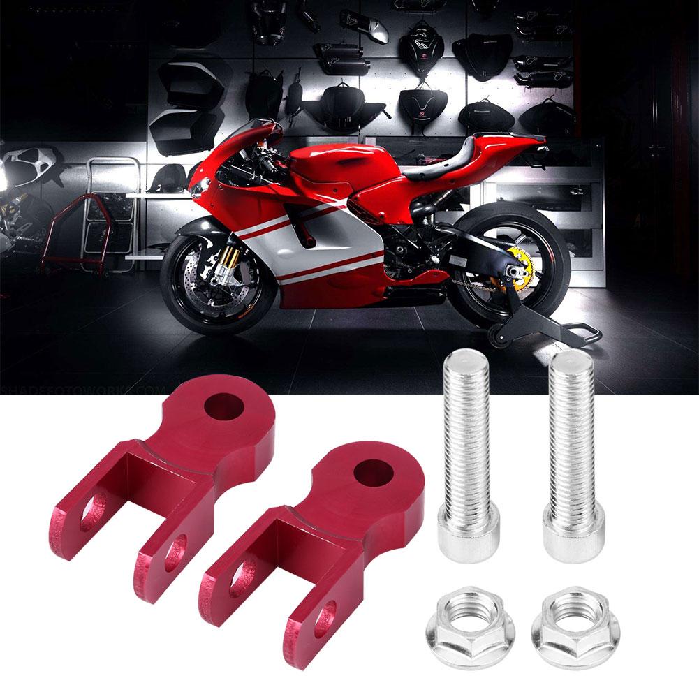 2 шт. Универсальное мотоциклетное демпфирующее устройство для увеличения высоты, амортизаторы 5 см, шасси красное (w Винт)
