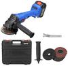 9000RPM Brushless Cordless Electric Angle Grinder Polishing Machine Angle Grinder Cutting Tool Black