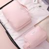 Ladies Portable High Appearance Index Cosmetic Bag Large-capacity Travel Washing Bag Three-dimensional Makeup Storage Bag