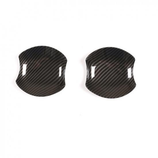 Carbon Fiber ABS Door Handle Bowl Trim For Toyota 86 Subaru BRZ 12-21 Scion FR-S