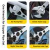Alloy Steel Air Conditioner Wrench Thickening and Hardening Double-End Wrench Open End Wrench