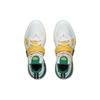 Li Ning Fury Удобная амортизация Нескользящие Низкие Баскетбольные кроссовки Мужские Белый Желтый ABFT019-4