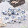 15Pcs Doll House 1:12 Miniature Porcelain Tea Cup Set  Home Furnishings