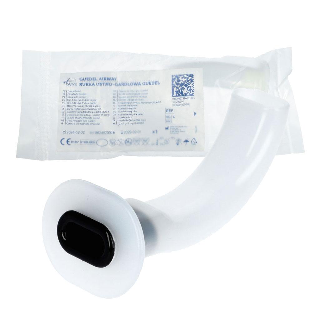 Guedel Oropharyngeal Tube Size 0 60mm Black 1 Piece