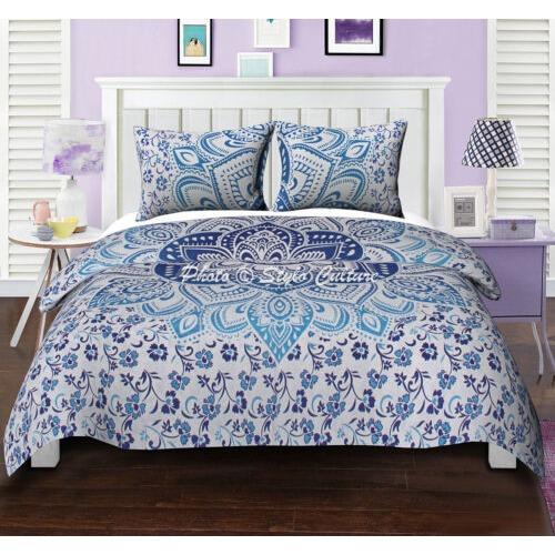 Постельное белье с индийской мандалой, пуховое одеяло/дуна/пододеяльник королевы/короля/одинарного размера, плед
