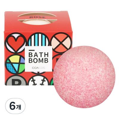 Corecos Bubble Bath Bomb Deep Kiss, 140г, 6 штук