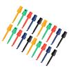 20Pcs Large Test Hook Clip Grabber Test Probe for Electronic Testing Multimeter AccessoriesLarge