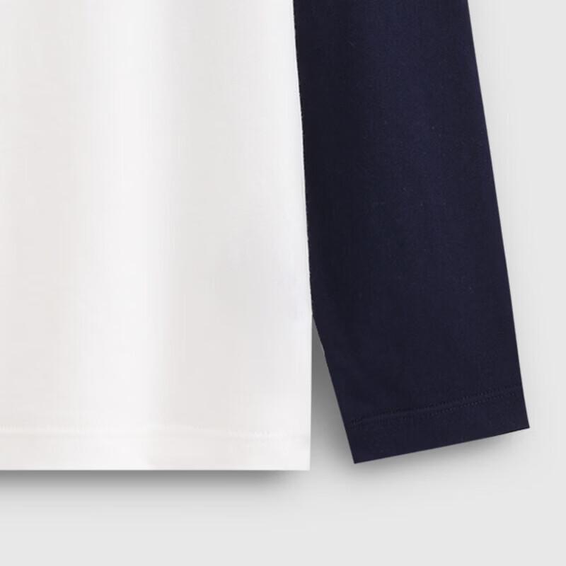 Gap Детская футболка с принтом логотипа, колорблок, реглан, длинный рукав