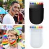 Радужная краска для лица Краска для лица и тела Pride 6 цветов Безопасный стик-краска для лица Маркеры для тела для шествий, вечеринок, фестивалей, празднования Дня гордости