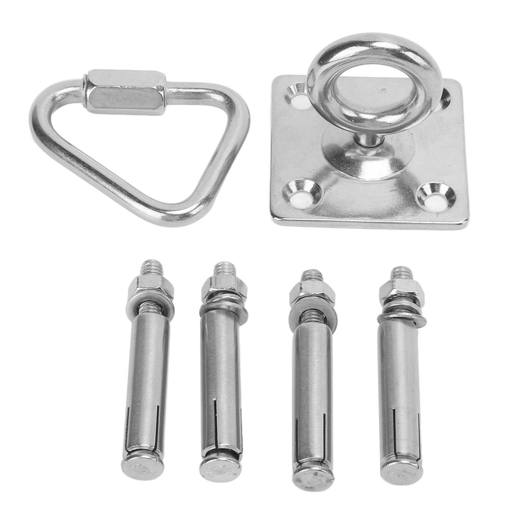 Подвесной кронштейн Набор для крепления гамака с квадратным крепежным крюком, треугольной гайкой, пряжкой, распорным винтом