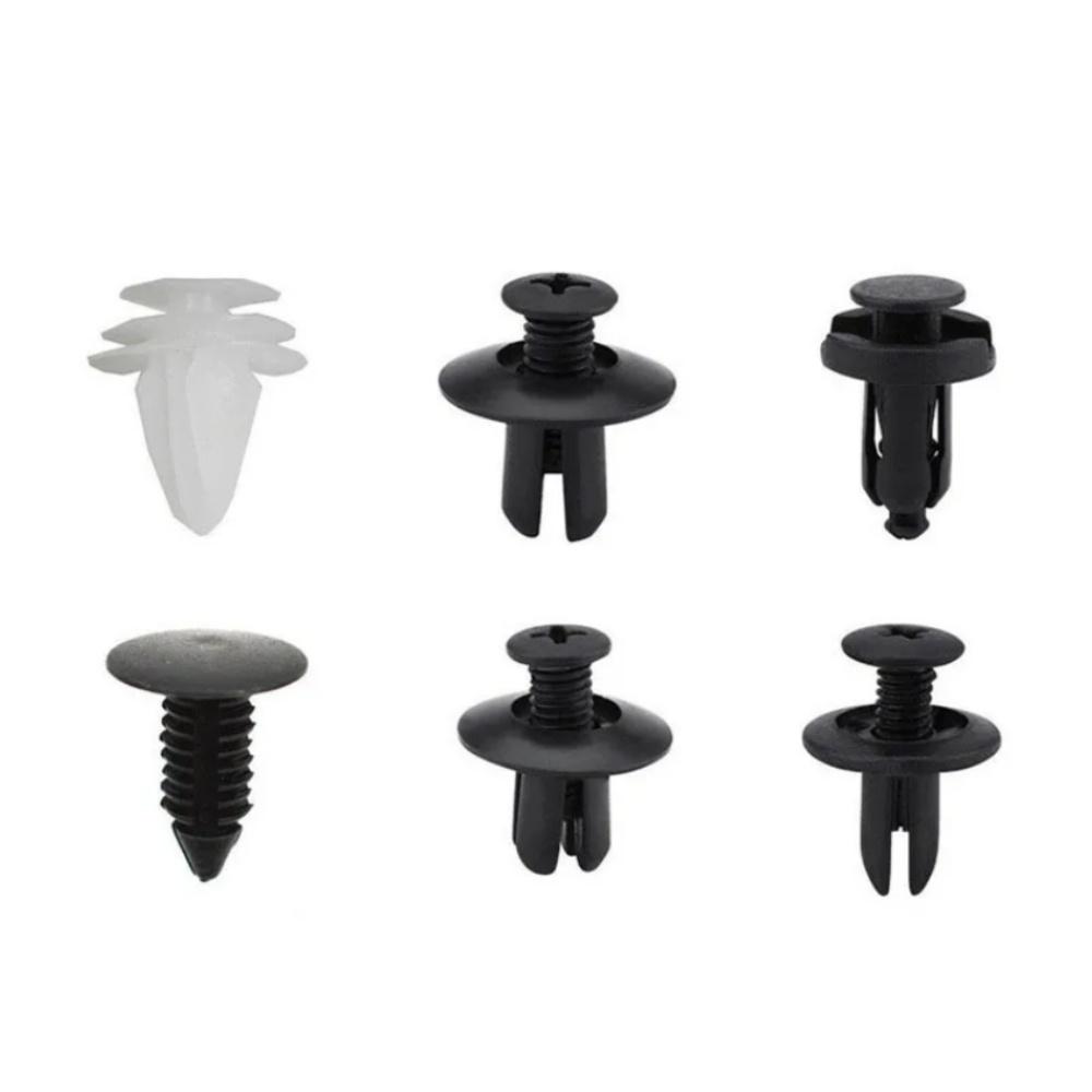 100 шт. Фиксатор кузова, нажимной пин, заклепка, фиксатор бампера, обшивки двери, панели отделки, крепежный комплект