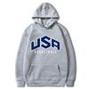 Мужские и женские длинные рукава США баскетбол уличная одежда принтованные мужские толстовки с капюшоном флисовые свободные толстовки спортивный костюм