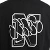 Nike T Shirts Men's Black Crew Neck Moderate HJ3407-010
