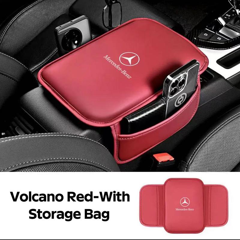 GLC GLB Car Styling Seat Armrest Box Protector Cushion Storage Box Cover Pad For Mercedes benz Amg X156 W204 W205 W203 W211 W21