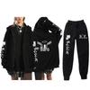 Tokyo Revengers Fleece-Lined Hooded Sweatshirt & Sweatpants Set for Men - Autumn/Winter Collection
