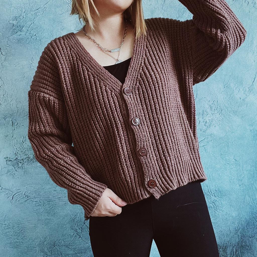 Осенние кардиганы свитера для женщин Зимние длинные рукава однобортные вязаные свитера Верхняя одежда Пальто