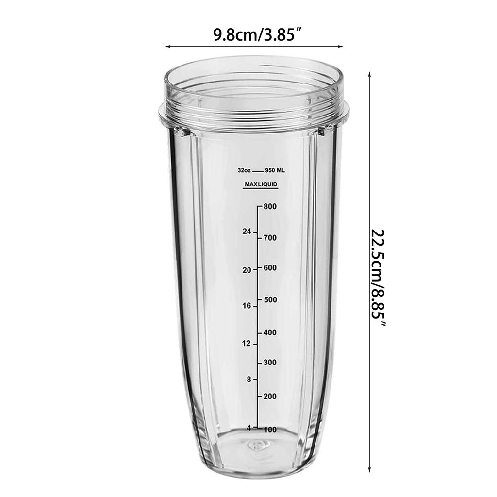 2 шт. 950 мл 32 унции Чашки с мерной шкалой Чашка для блендера BL450 BL451 BL484 BL486CO BL480 BL481 BL482 BL483 BL484-30