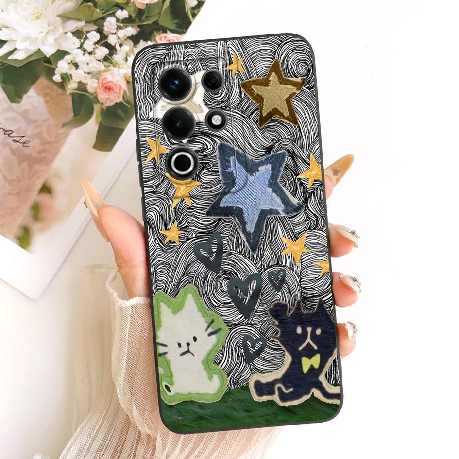 Чехол для Itel S25 S 25 Ultra Чехол-бампер S685LN S686LN Ударопрочный Силиконовый Милый Мультяшный Мягкий ТПУ Чехол для Телефона Для ItelS25 S25Ultra Coque