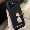 Минималистичный Чехол с Рисунком Злой Девочки Для Samsung S25 Ultra Чехлы Galaxy S24 Plus S23 FE S22 A56 A36 A16 A55 A54 A53 A52 Чехол