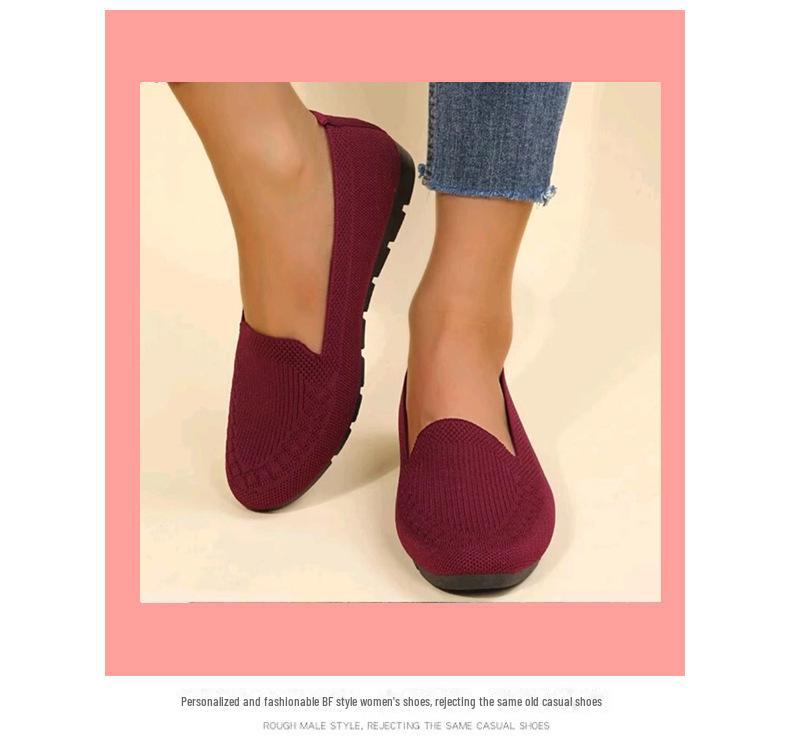 Женские повседневные туфли-рыбаки на плоской подошве, размер 42 — идеальный вариант для мам среднего и пожилого возраста