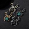 Halloween Retro Spider Diamond Brooch Hot Alloy Brooch Creative Fashion Alloy Clothing Accessories In Europe and America.