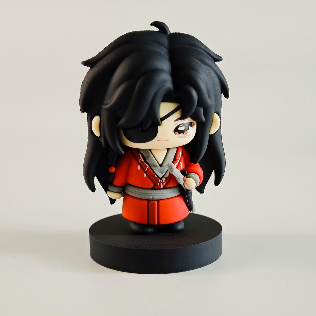 Anime Heaven Official's Blessing Action Figure Hua Cheng Xie Lian Pvc Solt Plastic Hualian 3D Ornaments