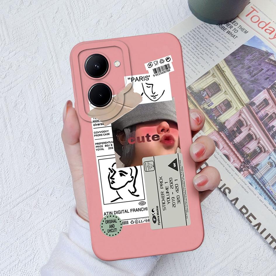 Чехол для телефона OPPO Realme C30 C31 C35 C33 C55 Realme GT Neo 5, милый модный чехол для защиты камеры для мальчиков и девочек, мягкий силиконовый чехол для Realme C11 C12, основной бампер