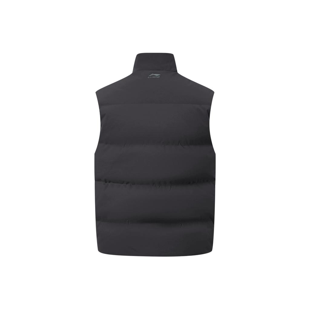 Li-Ning Windproof Water-Repellent Stand Collar Letter Down Vest Men Vests AMRV047-4
