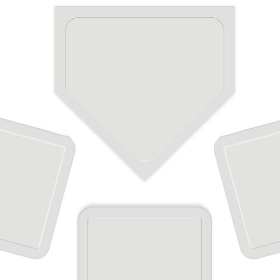 5 шт./компл. бейсбольные основания резиновые основания с домашней пластиной для бейсбола и софтбола