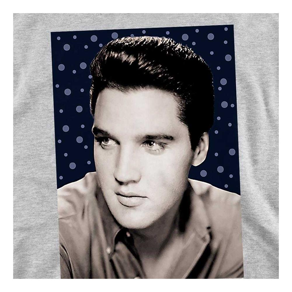 Elvis Presley Childrens/Kids Blue Sparkle Hoodie