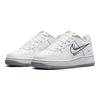 Nike Детские кроссовки Air Force 1 Low GS Multi Swoosh Белый алюминий-синий Черный DM9473-100