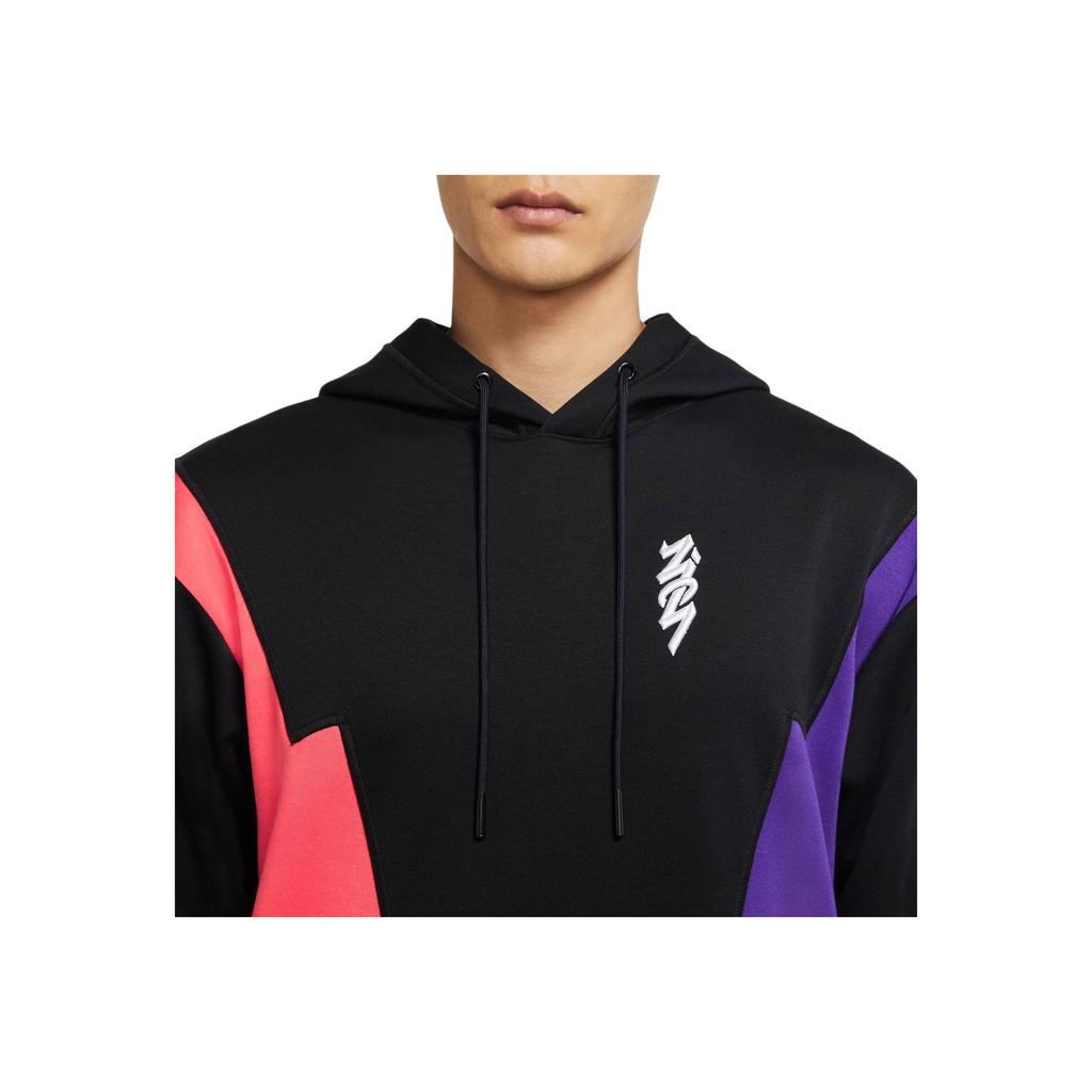 Jordan Dri-FIT Zion Вязаная быстросохнущая толстовка с принтом, мужские топы, черные DH0583-011