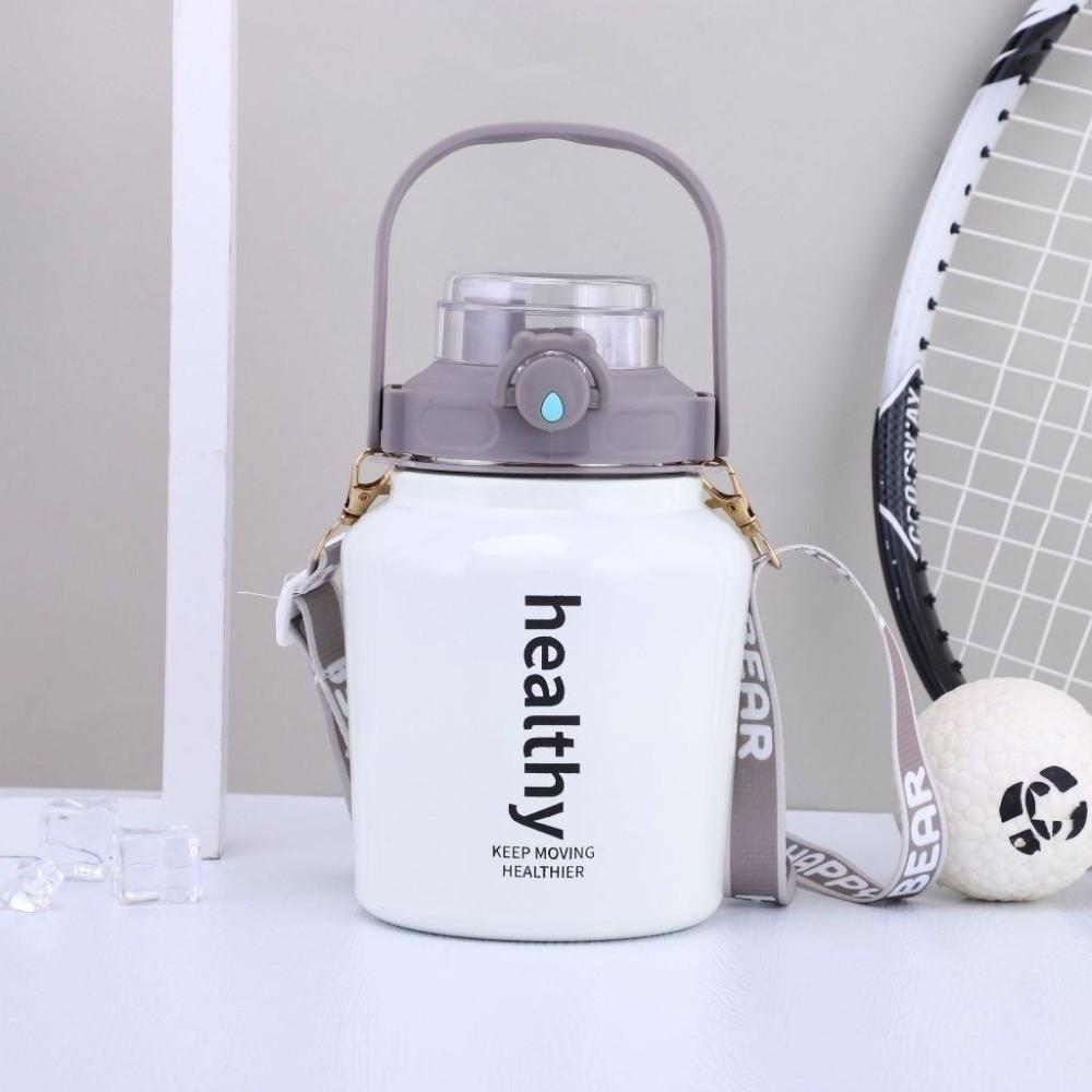 Термос из нержавеющей стали, вакуумная кружка, большая емкость, спортивная бутылка для воды, термокружка для детей