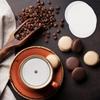 200 шт. натуральные фильтры для кофе-перколятора, неотбеленная круглая фильтровальная бумага для кофе, кемпинга
