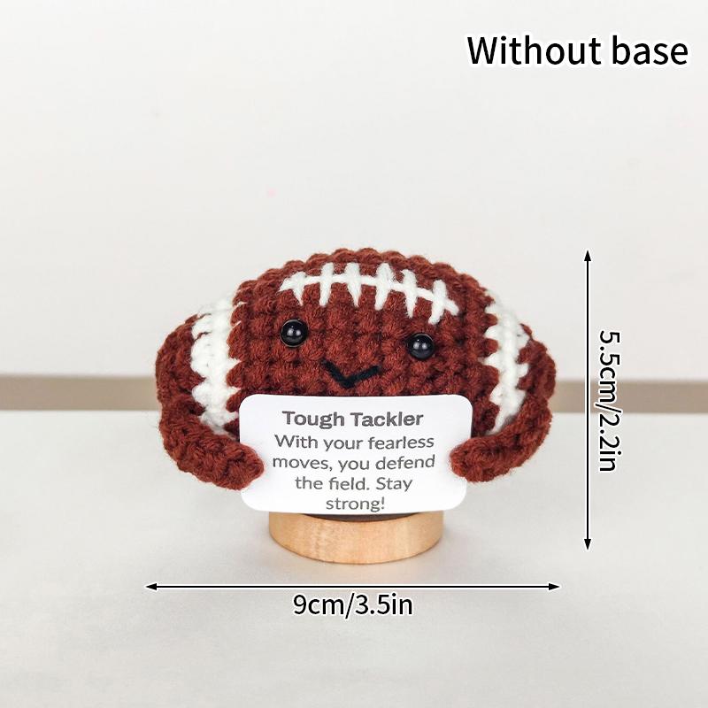 Crochet Ornament Finished Positive Crochet Animals Sloth Chicken Desk Accessories Home Office Decoration Home Decor