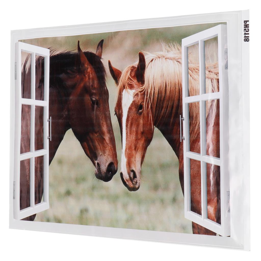 Fake Window Wall Stickers Removable Scenery Wall Decals Home Decoration for Living Room