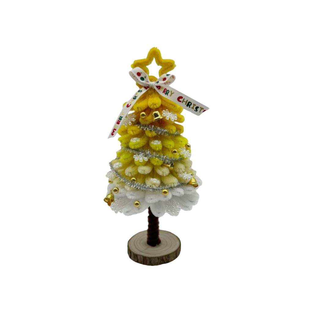 Christmas Tree Finished Product Christmas Stick Handmade DIY Finished Desktop Christmas Tree Decoration