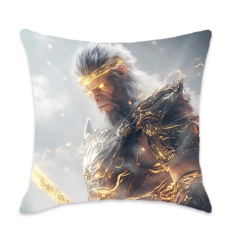 Подушки из серии New Black Myth Wukong Удобные и мягкие подушки для автомобиля, дома, спальни, прикроватные подушки, подушки