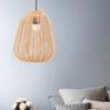 Imitation Rattan Lampshade Hand Woven Paper Rope Pendant Lamp Cover Ceiling Chandelier Light Shades Bedroom Living Room Decor