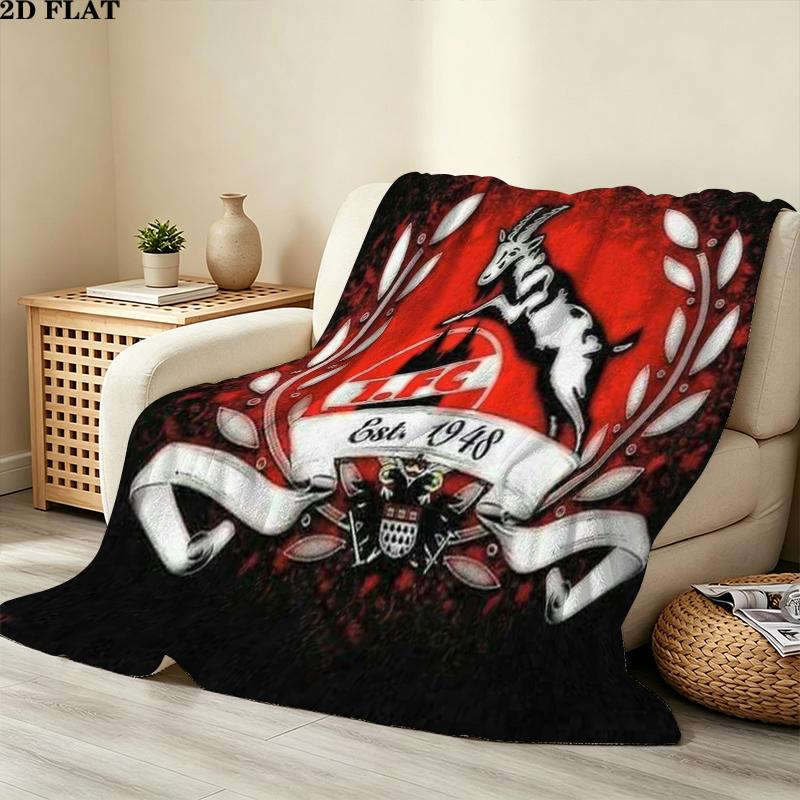 FC Köln Print Flannel Blanket, High quality Comfortable for All Seasons, Home Decor, Warmth and Comfort, Perfect for Christmas Gifts