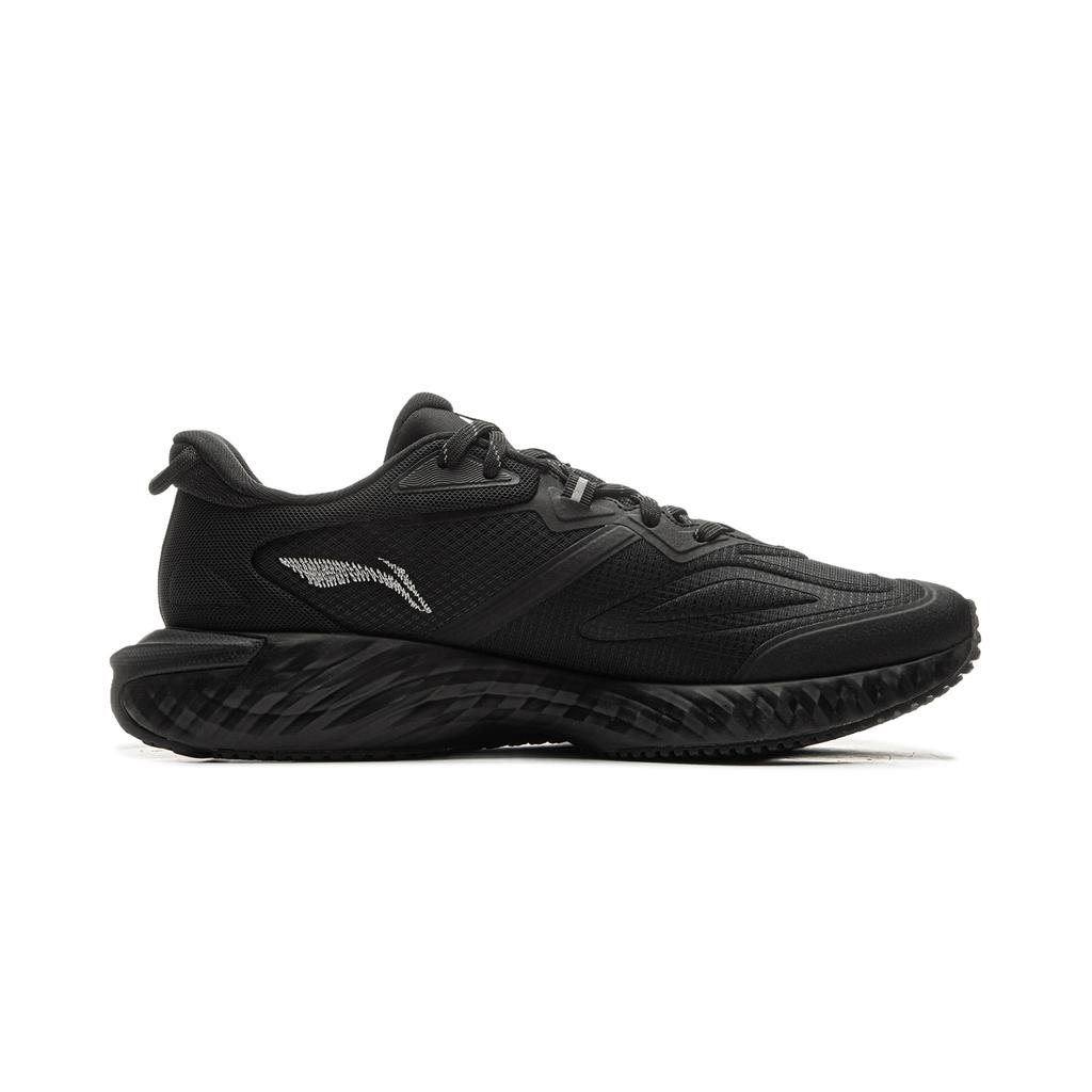 Li Ning Protective Cloud Cushioning Rebound Boost Comfortable Wrap Non-Slip Wear-Resistant Low-Top Running Shoes Men Running Shoes Black ARSU057-1