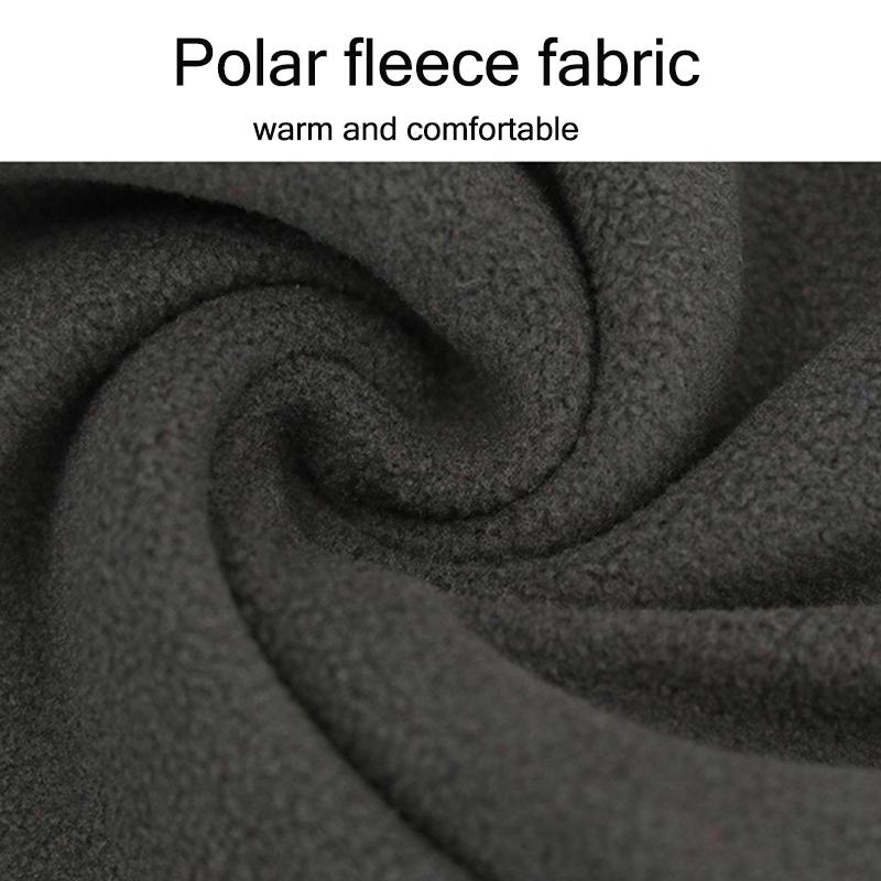 Утеплитель для шеи из флиса, спортивная бандана, велосипедная полумаска, утеплитель для ушей, зимний теплый шарф для катания на лыжах, бега, рыбалки, маска для шеи, велосипедная лыжная походная маска