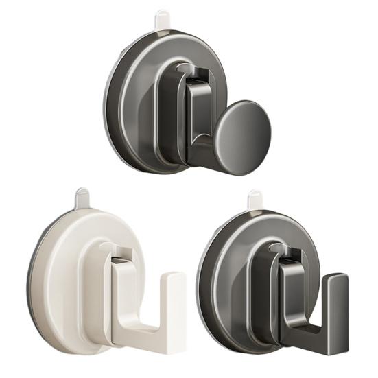 1/2/4/6 шт. Крючки на присосках Без сверления Держатель для полотенец на присосках Многофункциональные крючки для стеклянной двери Крючки для подвешивания в ванной