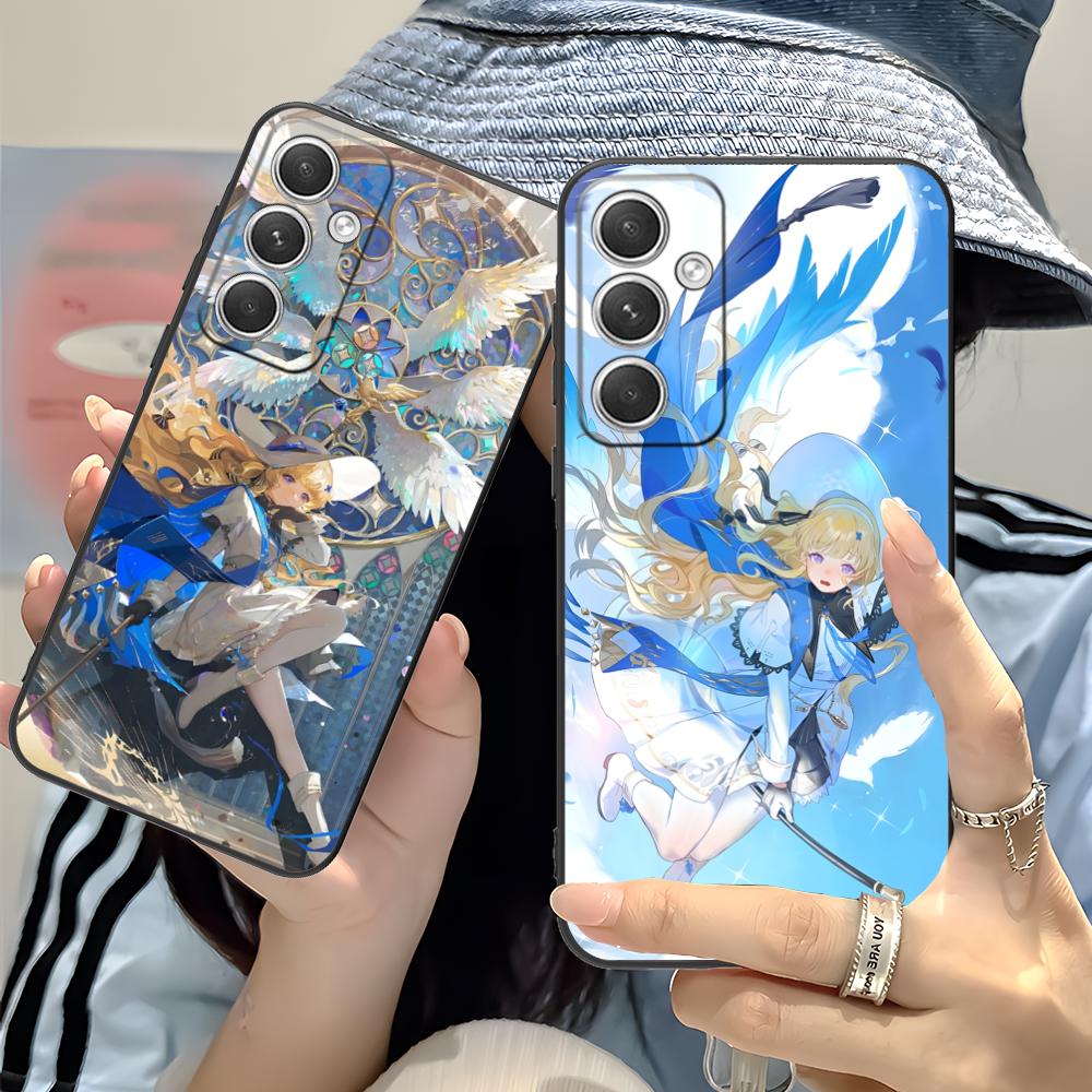 Чехол для телефона Wuthering Waves Phoebe для Samsung Galaxy S26 S25 S24 S23 S22 S21 S20 Note20 Plus FE Ultra Цветной чехол для мобильных телефонов