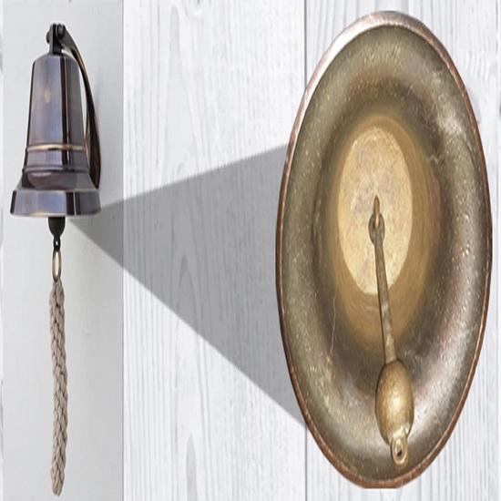 13.97 см Твердый латунный колокольчик Морской настенный колокольчик Идеальный