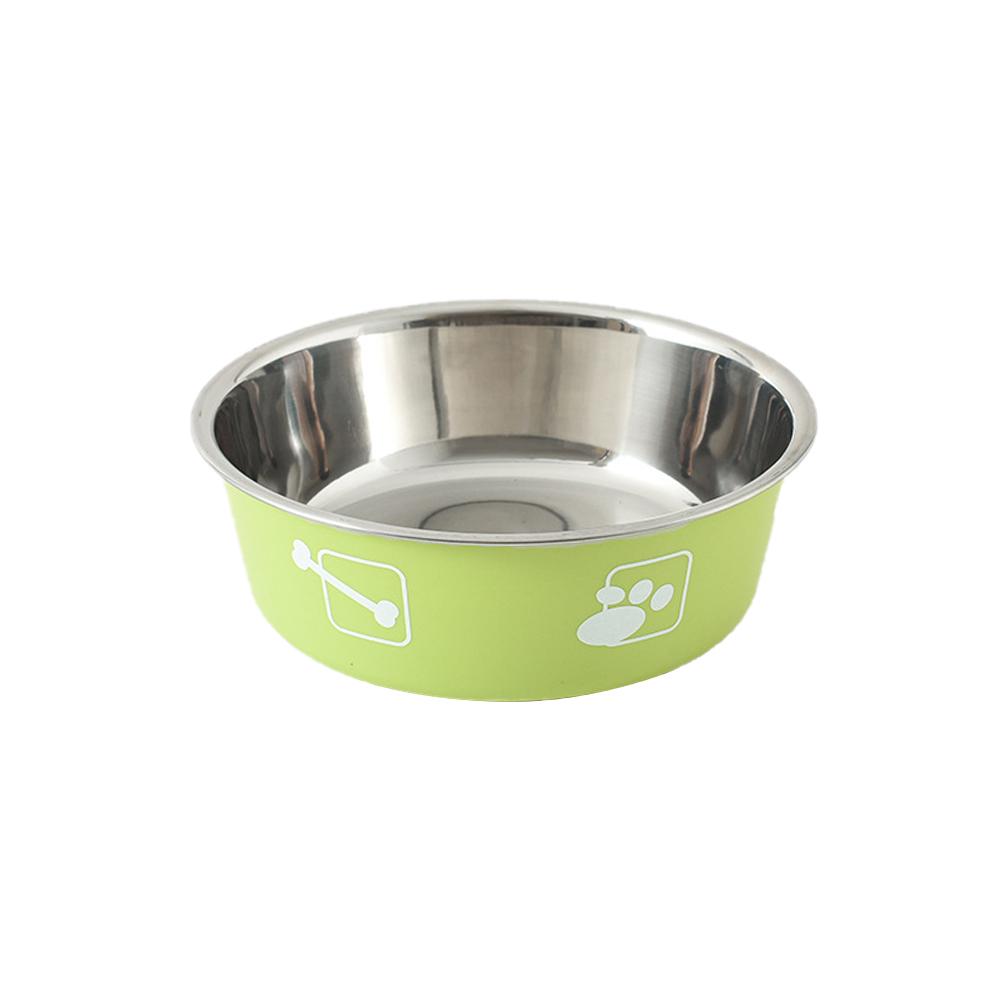 Non-Slip Dog Bowls For Small, Medium, And Large Cats And Dogs Drinking Water Feeding Pet Bowls Stainless Steel Pet Food Bowl Fee