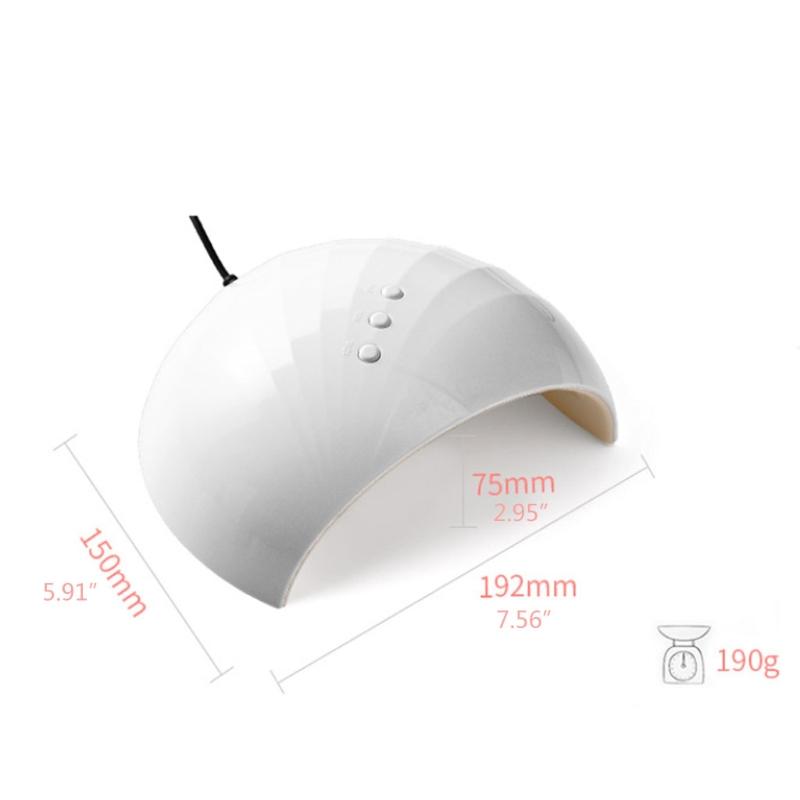 Portable 36W UV Dryer UV Resin Curing Lamp 30s 60s Timer Nail Art Manicure Gel Dryer USB Charge Jewerly Making Tool