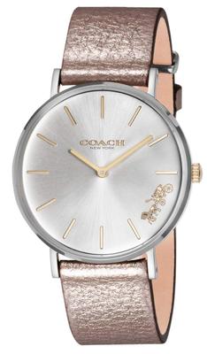 Часы PERRY Silver Dial Stainless Steel Quartz 36MM 14503157 бежевые [Coach] женские [Товар]