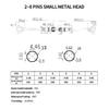5/20Pcs M12 Metal Black Waterproof IP68 2 3 4 5 6 8Pin Male and Female LED Strip Outdoor IP68 Cable Connector 20cm Wire Plug